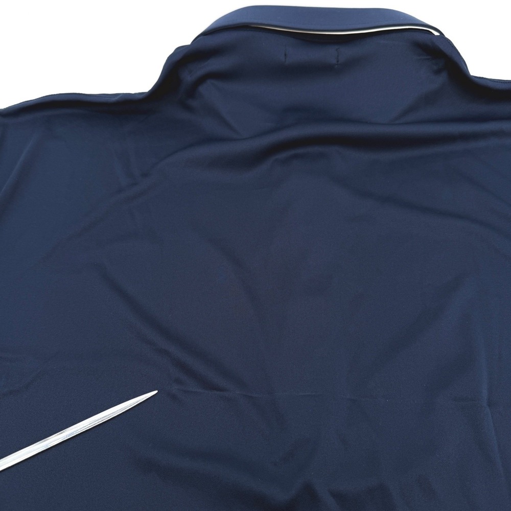Collars & Co. Dress Collar Polo Mens 3XL Navy Blue Short Sleeve Performance NEW - Picture 3 of 11